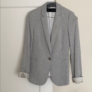 Zara light grey blazer